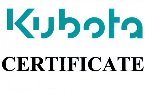 Сертификация по двигателям Kubota V3800 DI, для погрузчиков MERLO.